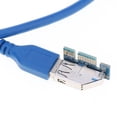 thumbnail image 3 of STARTIST PCI-Express X1 To Dual 4X Adapter Router PCI Slot Riser Cable PCIe X4 X8 X16, 3 of 8