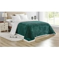 thumbnail image 3 of Faith, Hope, Love Home Décor Queen Size Corduroy Oversized Sherpa Blankets (90" x 90") - Teal, 3 of 3