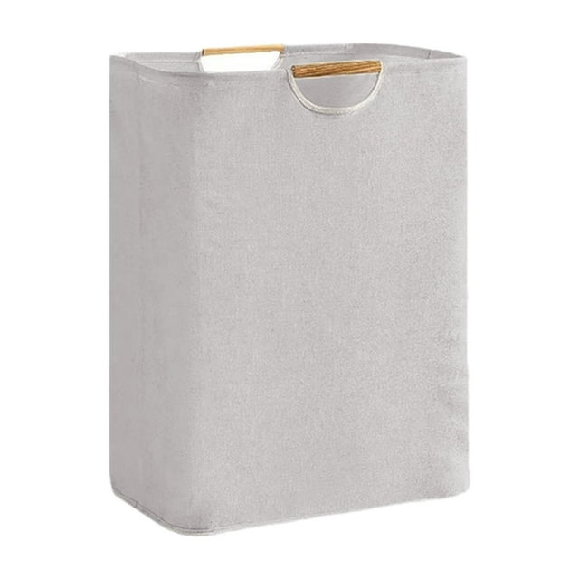 Cesto para la ropa sucia, cesta para la colada, organizador plegable de gran capacidad, contenedor de almacenamiento Gris