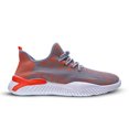 thumbnail image 1 of Tenis Para Hombre Calzado Estilo Deportivo Cómodos y Transpirables Gris con Naranja Gaon GAON15, 1 of 9