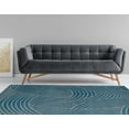 thumbnail image 4 of Capri Binya Blue & Light Grey 4' 3" x 7' 3" Area Rug, 4 of 6