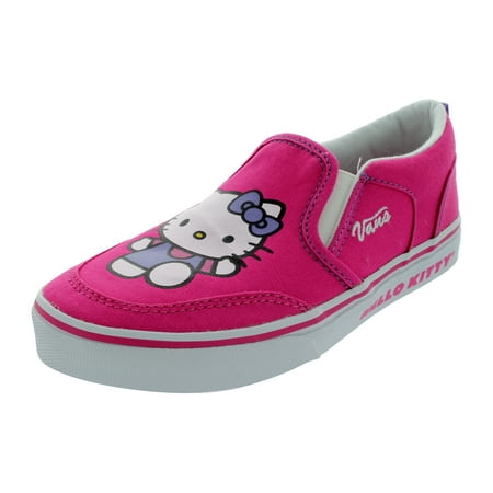 

Vans Big Girls Asher Hello Kitty Fashion Slip On Sneakers Magenta/White