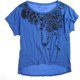 thumbnail image 1 of Love Change Blusa con cuello redondo para mujer, azul, extragrande Love Change Pull-over, 1 of 1