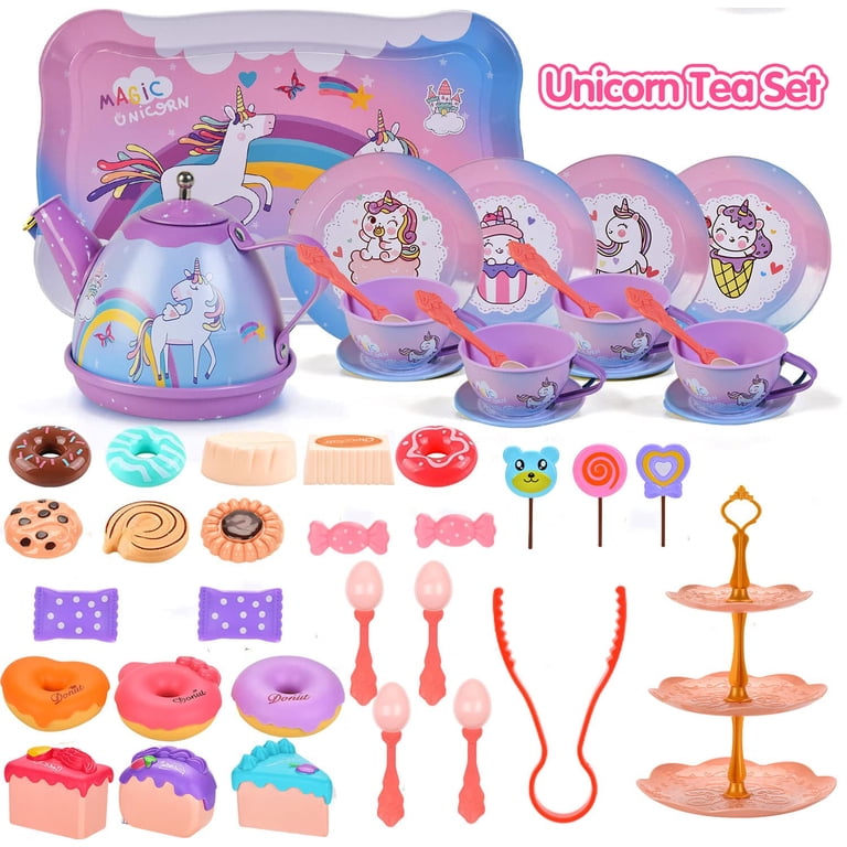 CARSKY Unicorn Tea Party Set, 48 Pieces photo 6