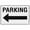 Warning Sign 3, variant on Park Smart Sign 8"x12", Aluminum Tin Warning Signs for Home Outdoor Garden, Durable Traffic Sign for Parking Area