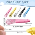 thumbnail image 3 of Correction Tape Pens Pen-Style, 19.69ft Durable Correction Tape Smooth Instant Dry Application for Home Office Supplies, 0.19" Wide Tear Resistant Correction Tape for Wrong Writing(Blue,4.5x1.1"), 3 of 9
