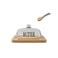 thumbnail image 2 of SASHENHG Glass Box Glass Lid Cheese Cake Dessert Box Butter Knife, 2 of 6