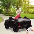 thumbnail image 5 of 2 Seater Ride on Car for Kids 24V Licensed Cadillac Electric Car Toy Toddlers Battery Powered Ride on Truck with 2.4G Remote Control, Full-Wheel Suspension, Music, LED Lights, Black, 5 of 7