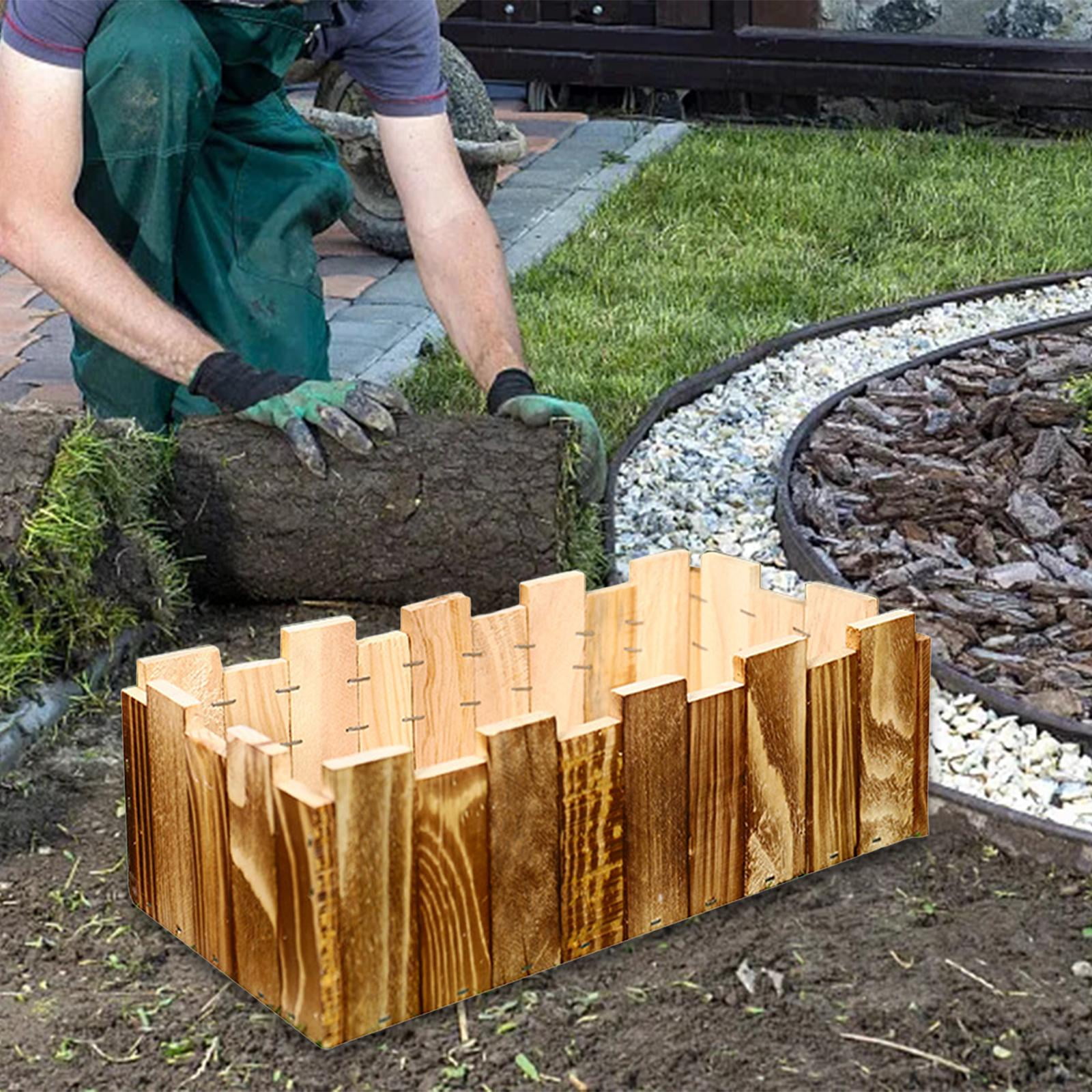 Vintage Style Plant Pot Wood Garden Flower Pot Plant Container Box