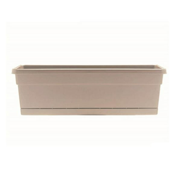 ATT Southern 30 in. Riverl Planter&44; Taupe
