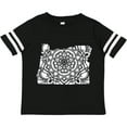 thumbnail image 3 of Inktastic Oregon Silhouette Mandala Boys or Girls Toddler T-Shirt, 3 of 5