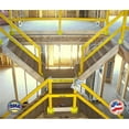 thumbnail image 3 of Safety Boot Yellow OSHA Compliant Guardrail Base with Toeboard Slots Case of 12, 3 of 7