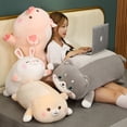 thumbnail image 5 of 19.6"-39.35" Cartoon Dog Rabbit Pig Bear Plush Toy Pillow Soft Sofa Cushion Child Baby Toy Girlfriend Birthday Xmas Gift, 5 of 6