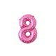 thumbnail image 1 of 16 pulgadas Tamaño grande Oro Plata Rosa Oro Número Globo Cumpleaños Decoraciones para fiestas de bodas Globos de aluminio Niño Niño Juguete Kits de decoración para fiestas polvo de impresión ocho Ounissouiy HA002665-68, 1 of 1
