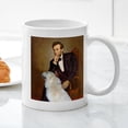 thumbnail image 3 of CafePress - Lincoln / Great Pyrenees Mug - 11 oz Ceramic Mug - Novelty Coffee Tea Cup, 3 of 4