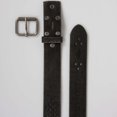 thumbnail image 4 of 1 1/2" (38 mm) Snap on Perforated Vintage Leather Jean Belt, 4 of 6