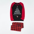 thumbnail image 2 of RXMEKW Flannel Print Long Sleeve Top And Pants Pajama Set For Men For Family Christmas Matching Green L, 2 of 3