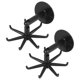 thumbnail image 3 of GOOHOCHY 2 ganchos giratorios para tazas, toallas, utensilios, soporte giratorio de 360 grados, armario, olla, autoadhesivo, para pared, baño y cocina., 3 of 8