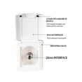 thumbnail image 3 of RV Accessories Fresh Water Fill Hatch Inlet Filter Lockable For RV Boat Camper Trailer White Caravan Accessories ,Easy Operate, 3 of 6