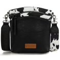 thumbnail image 1 of Bolsa cruzada Montana West con estampado de vaca en cuero vegano MWC-1851BK, 1 of 6