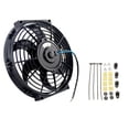 thumbnail image 1 of Ventilador De Refrigeración De Radiador Eléctrico Para Coche De 10 Pulgadas, 12V, 80W, Universal, Negro, Push Pull, Ventilador Delgado, Radiador De Refrigeración Para Coche, Vehículo Eigraketly VI006853-00, 1 of 6