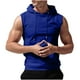 thumbnail image 1 of Ceisia Breathable Soft Men's Slim Fit Solid Color Hooded Sleeveless Vest with Kangaroo Pocket Gift, 1 of 9