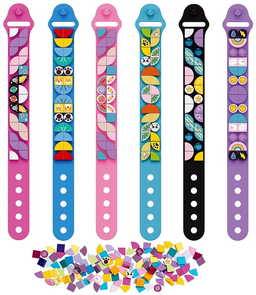 Bracelets 6 PCS - Kids Building Blocks Dots Bracelets