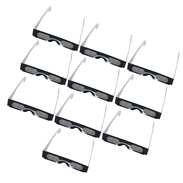 Gafas De Visualización De Eclipse, 10 Gafas De Eclipse Solar Seguras Y Duraderas Para Observación De Manchas Solares
