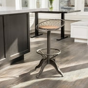 Christopher Knight Home Grayson 46-inch Weathered Wood Bar Stool by by Overstock