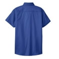 thumbnail image 6 of Port Authority Ladies Short Sleeve Easy Care  Shirt-3XL (Royal/Classic Navy), 6 of 6