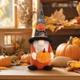 thumbnail image 3 of pathside Halloween Gnome Statue Spooky Tabletop Decor, Plastic Figurine for Party, Festive Home Ornament for Mantel Shelf (11.81x4.72x4.72in), 3 of 5