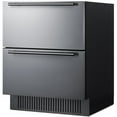 thumbnail image 2 of Summit 27-Inch 4.83 Cu. Ft. 2-Drawer All-Refrigerator - Custom Panel - SPR275OS2D, 2 of 2
