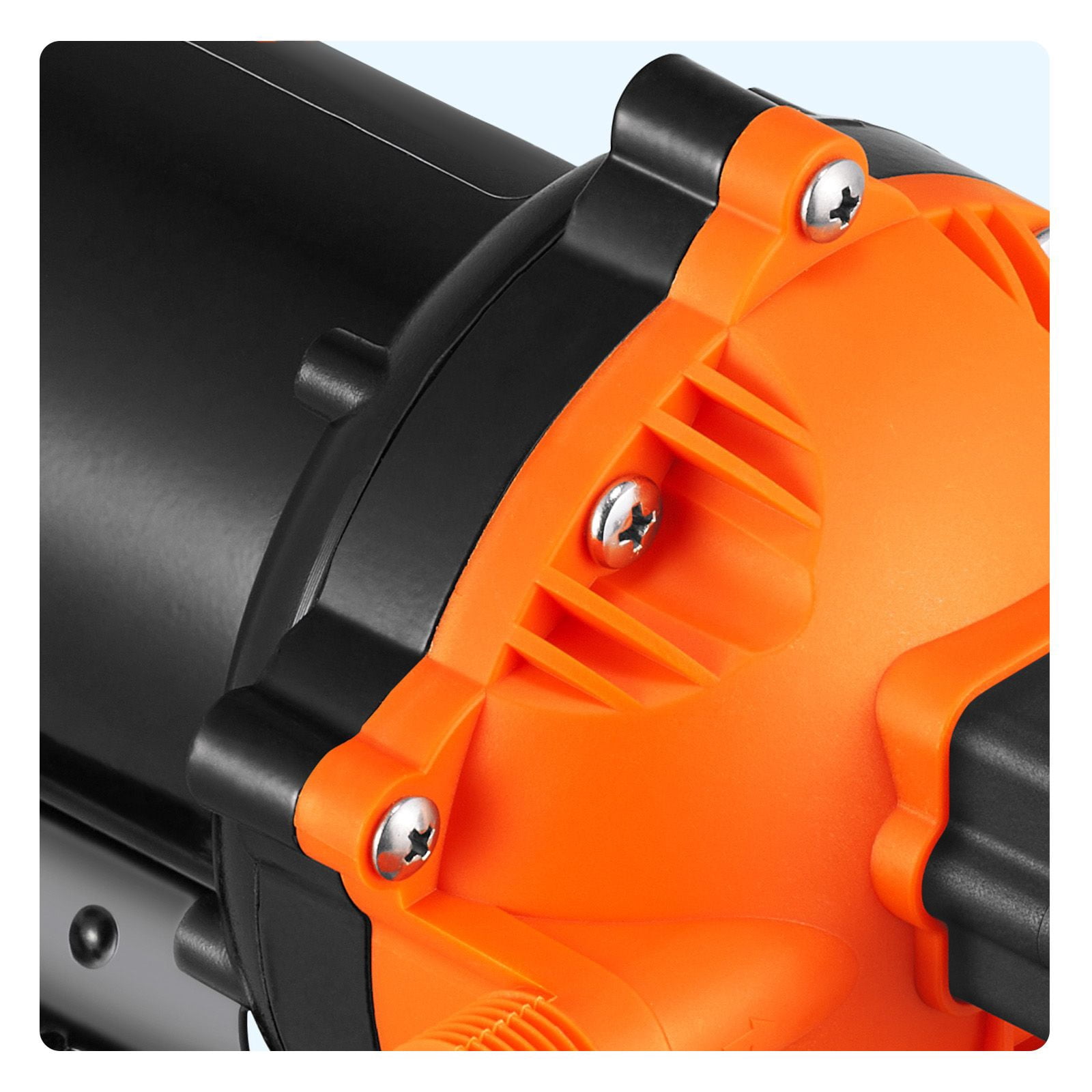 12V Water Diaphragm Pump 5.5 GPM, 40-100 PSI Adjustable, Self-Priming 6ft, FCC Certified, for RV Camper Marine Boat Lawn