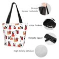 thumbnail image 5 of Ratiio Cute Cat And Christmas Gift Print Shoulder Bag for Women, Polyester Crossbody Purse Lightweight Handbag for Daily Travel and Casual Use, 5 of 6