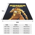 thumbnail image 2 of Roman Wres-Tler Reign Blanket Soft Cozy Fleece Throw Blanket Lightweight Warm Fuzzy Flannel Blankets and Throws for Couch Sofa Bed 60"x50", 2 of 8