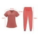thumbnail image 5 of Conjunto de enfermería para mujer, uniforme de enfermera, camiseta y pantalones finos de manga corta SG, 5 of 5