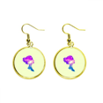 thumbnail image 1 of La estrella de avatar Ear Dangle Golden Drop Earring Jewelry Mujer Unbranded M, 1 of 3