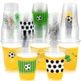 thumbnail image 1 of Vasos de plástico para beber, 350 ml, decoración para fiestas de fútbol, 50 unidades, 1 of 8