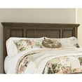 thumbnail image 2 of Bowery Hill Modern Wood Queen Panel Headboard in Medium Brown, 2 of 3