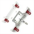 thumbnail image 4 of Para 1/12 MN82 LC79 RC Car Parts Metal Upgrade Kit de Parachoques Delantero y Trasero Plateado, 4 of 5