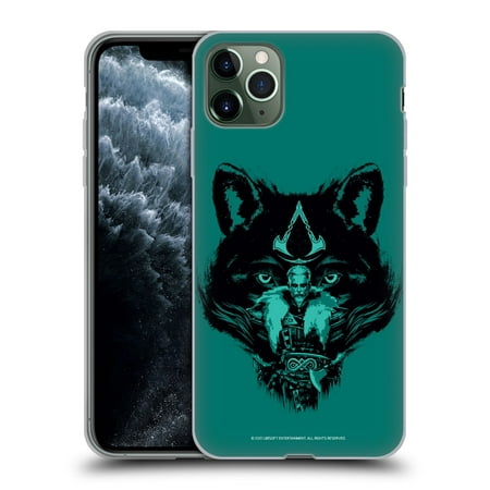 Head Case Designs Officially Licensed Assassin's Creed Valhalla Compositions Wolf Kissed Male Eivor Soft Gel Case Compatible with Apple iPhone 11 Pro Max