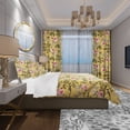thumbnail image 3 of Designart 'Birds and Pink Roses Floral Pattern' Modern & Contemporary Duvet Cover Set, 3 of 4