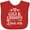 Red, variant on Inktastic Gigi and Gramps Love Me Girls Valentine Grandchild Girls Baby Bib