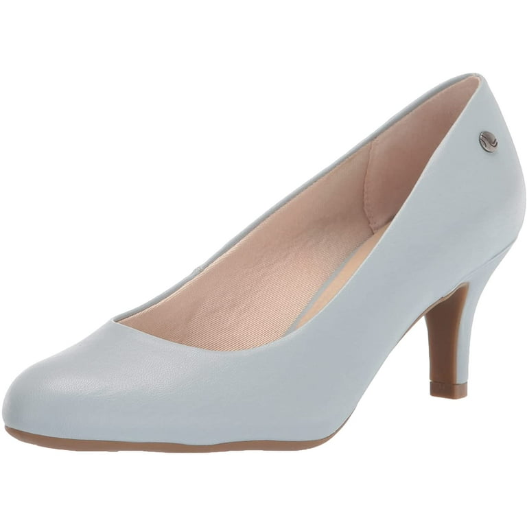 LifeStride Womens Parigi Pump 8.5 Wide Pearl Blue Walmart
