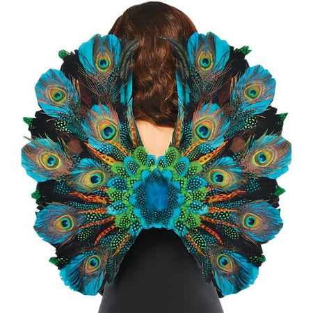 Amscan Womens Peacock Feather Halloween Costume Cosplay Wings