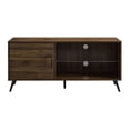thumbnail image 3 of Pemberly Row 52" TV Stand with Black Legs in Dark Walnut, 3 of 4