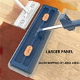 thumbnail image 3 of Large Flat Mop with 360 Rotation and 6 Microfiber Pads for Wet and Dry Cleaning of Tile and Hardwood, 3 of 7