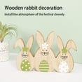 thumbnail image 3 of Cateissary Adornos de conejo de Pascua, decoraciones de para fiestas en casa, regalos, artesanal, suministros de mesa, estatua de Kits de decoración para fiestas, 3 of 6