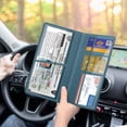 thumbnail image 4 of FINPAC Car Registration & Insurance Card Holder, Glove Box Card Organizer Wallet, Car Document Holder for Cards, Driver License & other Essential Documents, Ocean Blue, 4 of 7