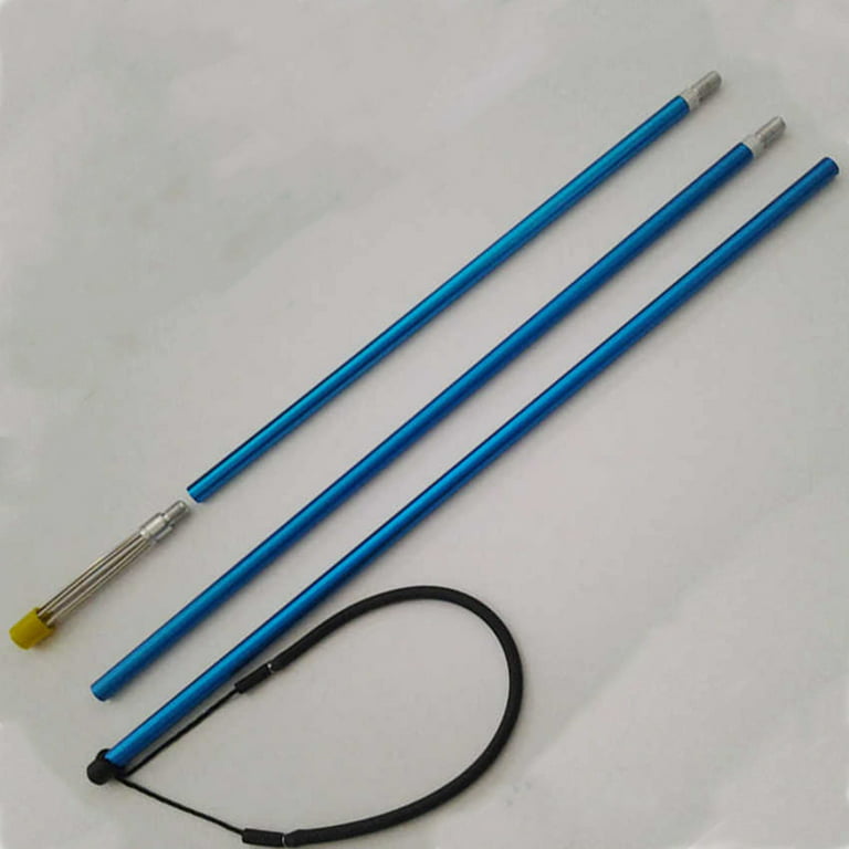 Lomubue Portable Removable Aluminum Alloy 3-Piece Fish Harpoon Spear Gig Fishing Tool, adult Unisex, Size: 70, Blue